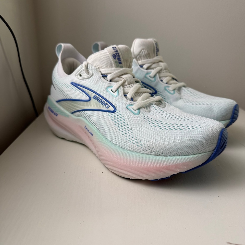 Brooks Glycerin 22 GTS Running Shoes Women's Sz 7.5 Walking Comfort Cushion